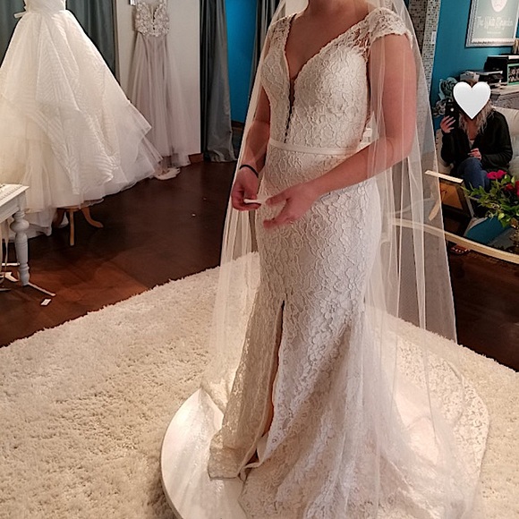 Mikaella Bridal, style #2116, bought 2018, street dress size 6, bridal size 14 - Picture 3 of 4